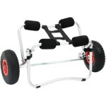 Vidaxl chariot pour kayak aluminium