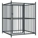 Vidaxl chenil ext�rieur pour chiens 120 x 120 x 150 cm
