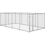 Vidaxl chenil extrieur pour chiens 8 x 4 x 2 m