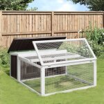 Vidaxl clapier gris 1175x97x475 cm bois de pin massif 172287 Vidaxl clapier gris 1175x97x475 cm bois de pin massif 172287