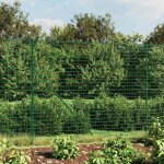 Vidaxl cl�ture en treillis m�tallique panneau de cl�ture d�coratif barri�re de protection jardin patio ...