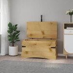 Vidaxl coffre de rangement pin mexicain gamme corona 91x495x47 cm