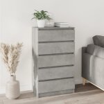 Vidaxl commode buffet avec 5 tiroirs armoire de rangement meuble de salle de sjour chambre  coucher ...