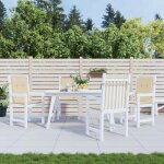Vidaxl coussins de chaise de jardin  dossier bas lot de 4 beige 47565