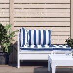 Vidaxl coussins de palette 3 pcs rayures bleues / blanches tissu oxford 361785 Vidaxl coussins de palette 3 pcs rayures bleues / blanches tissu oxford 361785