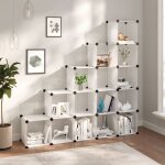 Vidaxl cubes de rangement 15 pcs transparent pp 340549 Vidaxl cubes de rangement 15 pcs transparent pp 340549