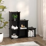 Vidaxl cubes de rangement 6 pcs noir pp 340548 Vidaxl cubes de rangement 6 pcs noir pp 340548