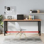 Vidaxl dessus de plan de travail 200x55x25 cm bois massif de h�tre 356097