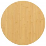 Vidaxl dessus de table Ø60x15 cm bambou 352674 Vidaxl dessus de table Ø60x15 cm bambou 352674