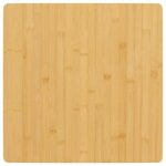 Vidaxl dessus de table 60x60x15 cm bambou 352694