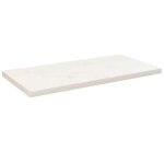 Vidaxl dessus de table blanc 80x40x25 cm bois de pin massif 824401