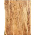 Vidaxl dessus de table bois dacacia massif 80x(50 - 60)x25 cm Vidaxl dessus de table bois dacacia massif 80x(50 - 60)x25 cm