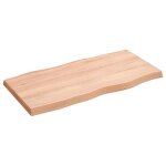 Vidaxl dessus de table bois chne massif trait bordure assortie 363939