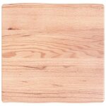 Vidaxl dessus de table bois ch�ne massif trait� bordure assortie 363937