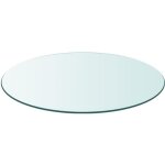 Vidaxl dessus de table ronde en verre trempé 400 mm Vidaxl dessus de table ronde en verre trempé 400 mm