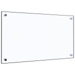 Vidaxl crdence de cuisine transparent 70x40 cm verre tremp rsistant  la chaleur et aux rayures panneau ...