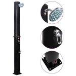 Douche solaire dextérieur - vidaxl - 92392 - 40 l - pvc aluminium laiton - résistance aux uv Douche solaire dextérieur - vidaxl - 92392 - 40 l - pvc aluminium laiton - résistance aux uv