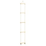 Vidaxl chelle de corde pour enfants bois massif et pe 30x168 cm