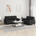 Vidaxl ensemble de canapés avec coussins 2 pcs canapés avec accoudoirs et dossier ensemble de meubles ... Vidaxl ensemble de canapés avec coussins 2 pcs canapés avec accoudoirs et dossier ensemble de meubles ...