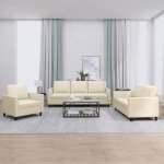 Vidaxl ensemble de canapés avec coussins 3 pcs canapés avec accoudoirs et dossier ensemble de meubles ... Vidaxl ensemble de canapés avec coussins 3 pcs canapés avec accoudoirs et dossier ensemble de meubles ...