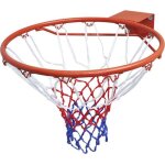 Vidaxl ensemble de panier de basket - ball avec filet orange 45 cm