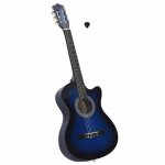 Vidaxl guitare classique dcoupe western 6 cordes instrument dapprentissage de musique enfants musicien ...
