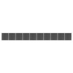 Vidaxl ensemble de panneau de clture barrire de jardin mur de clture bordure de balcon patio terrasse ...