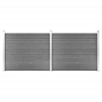 Vidaxl ensemble de panneau de clture barrire de jardin mur de clture bordure de balcon patio terrasse ...