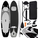 Vidaxl ensemble de planche sup gonflable planche  ramer planche de surf planche  pagaie kit de rparation ...