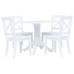 Vidaxl ensemble de salle  manger 5 pcs salon de jardin table et chaise mobilier de salle  manger dner ...