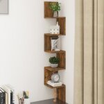 Vidaxl �tag�re dangle murale ch�ne fum� 20x20x1275cm bois ing�nierie 815210