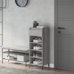 Vidaxl tagre  chaussures sonoma gris 40x36x105 cm bois ingnierie 819786