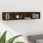 Vidaxl tagre murale  cd chne marron 100x18x18 cm bois dingnierie 826619