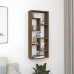 Vidaxl �tag�re murale ch�ne marron 36x16x90 cm bois ding�nierie 815848