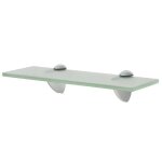 Vidaxl tagre murale en verre 30 x 10 cm 8 mm 243770