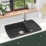 Vidaxl evier de cuisine en granit bac unique encastré réversible lavabo maison 142944 Vidaxl evier de cuisine en granit bac unique encastré réversible lavabo maison 142944