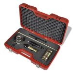 Vidaxl extracteur hydraulique de moyeu de roue avec kit de marteau 10t Vidaxl extracteur hydraulique de moyeu de roue avec kit de marteau 10t