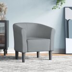 Vidaxl fauteuil cabriolet chaise avec accoudoirs canap avec dossier sige rembourr meuble de salon ...