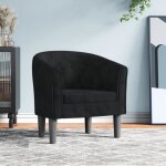 Vidaxl fauteuil cabriolet chaise avec accoudoirs canap� avec dossier si�ge rembourr� meuble de salon ...