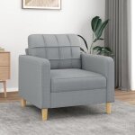 Vidaxl fauteuil gris clair 60 cm tissu fauteuil fauteuil de baignoire fauteuil club canapé canapé confortable ... Vidaxl fauteuil gris clair 60 cm tissu fauteuil fauteuil de baignoire fauteuil club canapé canapé confortable ...
