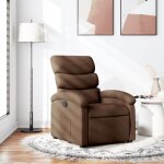 Vidaxl fauteuil inclinable chaise de relaxation avec dossier si�ge avec repose - pied fauteuil tv de ...