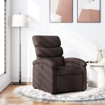 Vidaxl fauteuil inclinable chaise de relaxation avec dossier si�ge avec repose - pied fauteuil tv de ...