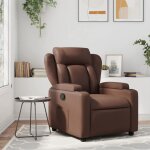Vidaxl fauteuil inclinable chaise de relaxation avec porte - gobelets sige avec dossier et accoudoirs ...
