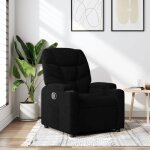 Vidaxl fauteuil inclinable chaise de relaxation avec porte - gobelets sige avec dossier et accoudoirs ...