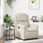 Vidaxl fauteuil inclinable chaise de relaxation avec dossier et repose - pied sige inclinable fauteuil ...