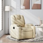 Vidaxl fauteuil inclinable chaise de relaxation avec dossier si�ge avec accoudoirs rembourr�s salle de ...
