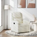 Vidaxl fauteuil inclinable chaise de relaxation avec dossier et repose - pied si�ge inclinable fauteuil ...