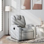 Vidaxl fauteuil inclinable chaise de relaxation avec dossier si�ge avec accoudoirs rembourr�s salle de ...