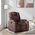 Vidaxl fauteuil inclinable chaise de relaxation avec dossier sige avec accoudoirs rembourrs salle de ...
