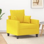 Vidaxl fauteuil chaise de relaxation avec coussin si�ge avec accoudoirs et dossier rembourr�s fauteuil ...